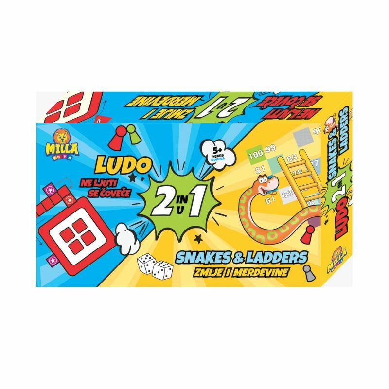 DRUŠTVENA IGRA NE LJUTI SE ČOVEČE-LUDO 2u1 11/72008 MIL